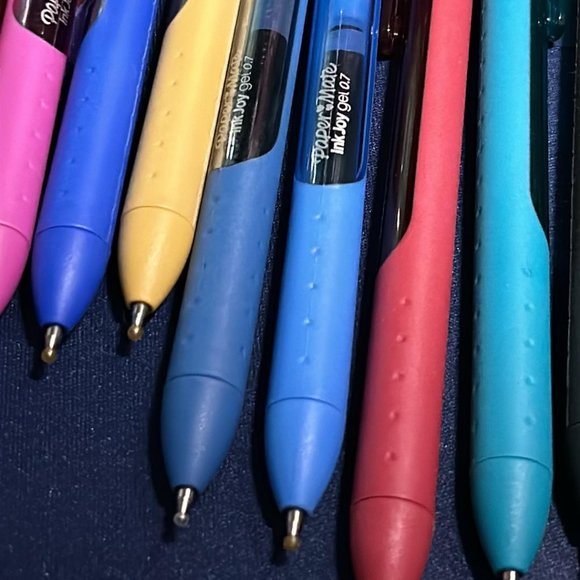 Papermate Gel Pens InkJoy Medium PT 0.7mm 10CT w/ Pen Pin Pouch case Zizi & Me - Picture 4 of 5